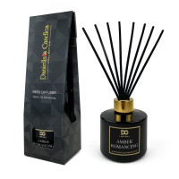 Amber Romancing Reed Diffuser Set Black