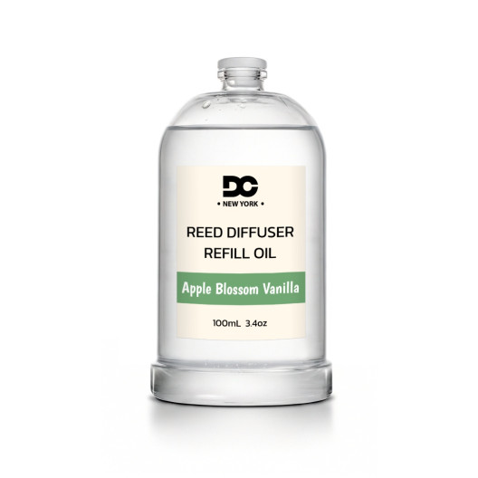Apple Blossom Vanilla Reed Diffuser Refill Oil 3.4oz/100mL Apple Blossom Vanilla Reed Diffuser Refill Oil 3.4oz/100mL